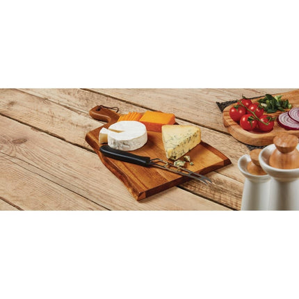 Acacia Wood Serving Board with Wavy Edge 38.5x21.5 cm | Olympia 5