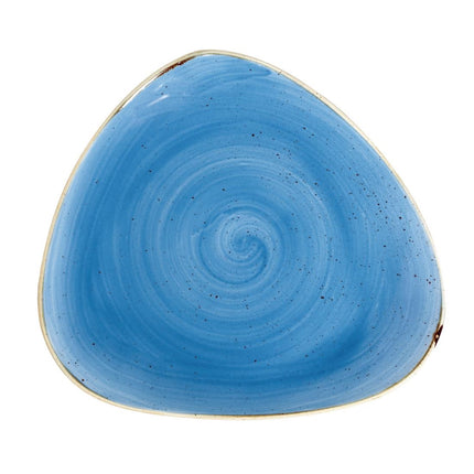 Triangle Plate Cornflower Blue | Churchill Stonecast | 31.1cm