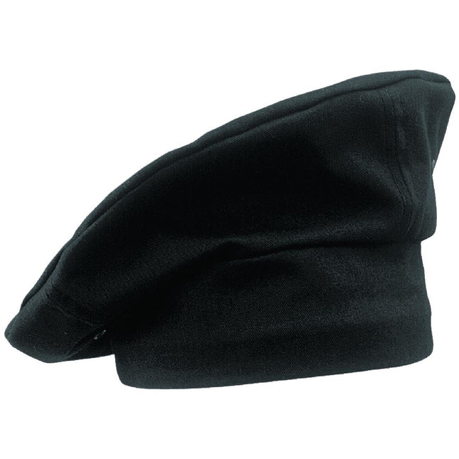 Chef Works Adjustable Black Chef Hat Polyester/Cotton 2