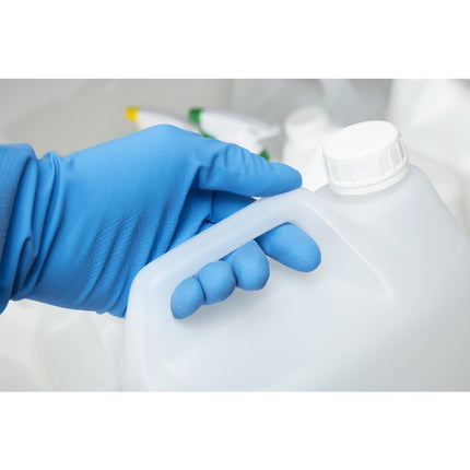 Household Latex Gloves Blue L | Jantex 6