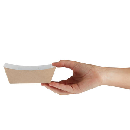Compostable Kraft Food Trays 12.4cm | Colpac 4