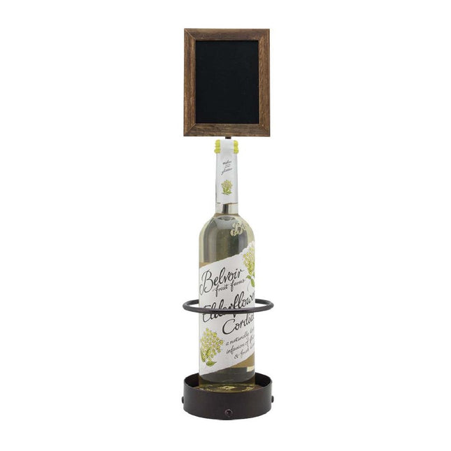 Wine Bottle Display with Chalkboard Frame | Securit 2