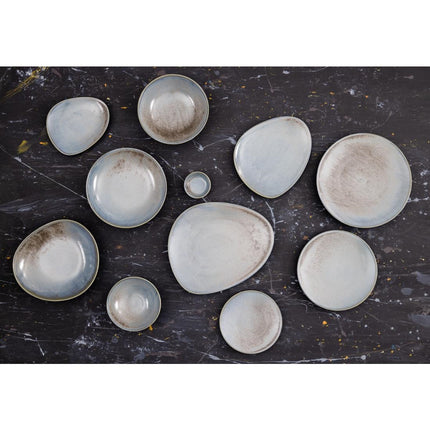 Triangular Blue Plates 308mm | Olympia Ember Collection 8