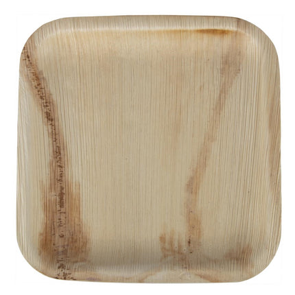 Compostable Square Palm Leaf Plates 200mm | Fiesta