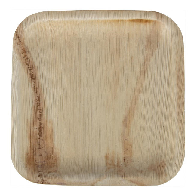 Compostable Square Palm Leaf Plates 200mm | Fiesta