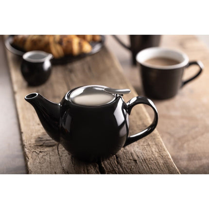Olympia Cafe Black Teapot 9