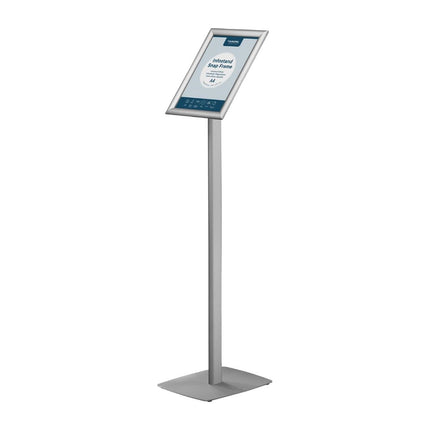 Freestanding Info Stand with Click Frame A4 25mm | Europel