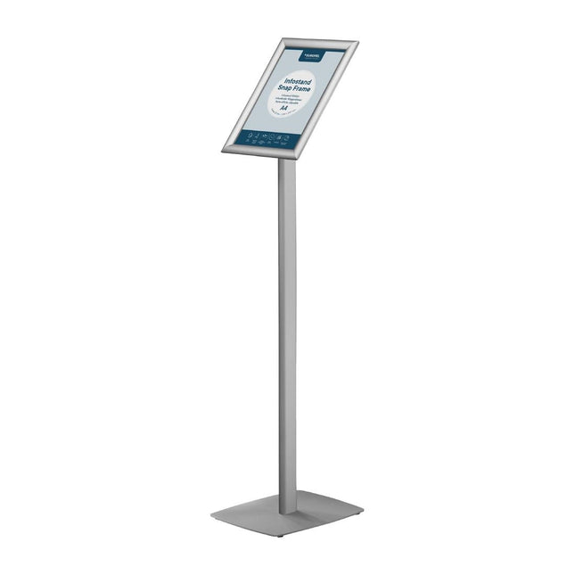 Freestanding Info Stand with Click Frame A4 25mm | Europel