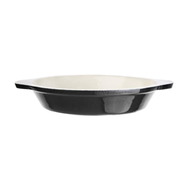 Round Black Gratin Dish 0.75L | Vogue 2