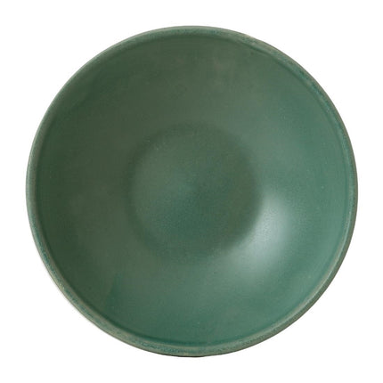 Andorra Green Countor Shallow Bowl 255ml | Churchill | 12 pcs 2