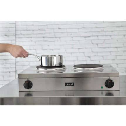 Double Electric Hotplate Compact Design | Lincat Lynx 400 LBR2 6