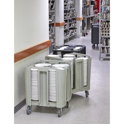 Compact Adjustable Dish Caddy S-Series | Cambro | Space-Saving Dish Cart 3