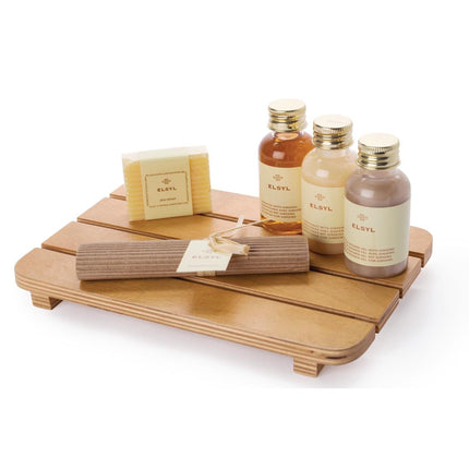 Wooden Slatted Tray for Bathroom Products 2