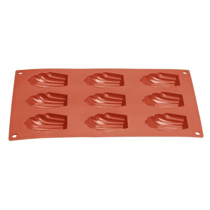 Vogue Silicone Madeleine Baking Mold 9 Cup