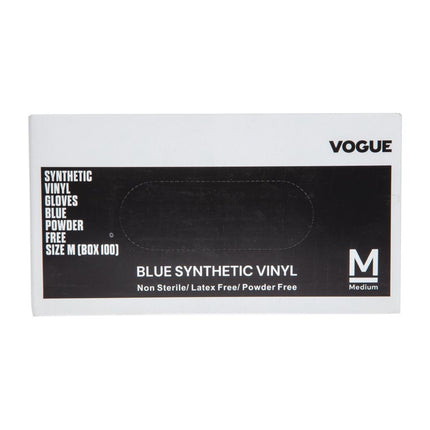 Powder-Free Blue Vinyl Gloves L | Hygiplas 4