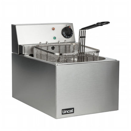 Tabletop Single Fryer with Stainless Steel Reservoir | Lincat LDF 4L