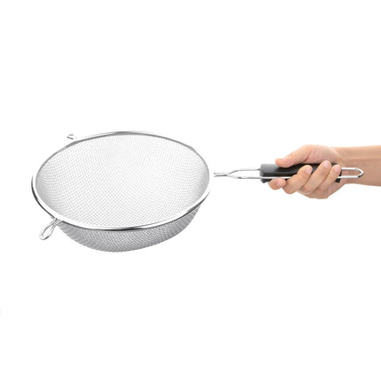 Heavy-Duty 240mm Sieve with Double Mesh and Wooden Handle | Vogue 2