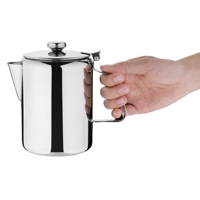 Stainless Steel Coffee Pot 0.9L | Olympia Concorde 2