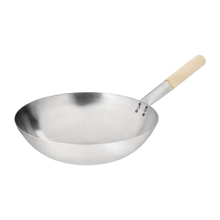 Soft Steel Wok with Round Bottom 35.5cm | Vogue