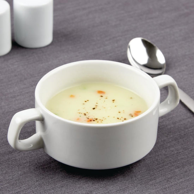 Athena Stackable Soup Bowls 160mm 290ml | Olympia (12 Pieces) 2