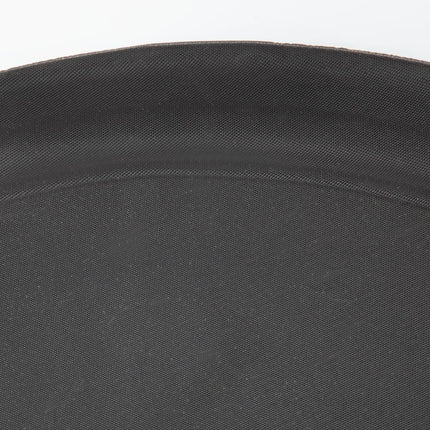 Black Oval Anti-Slip Tray 68.5cm Polypropylene | Olympia Kristallon 7