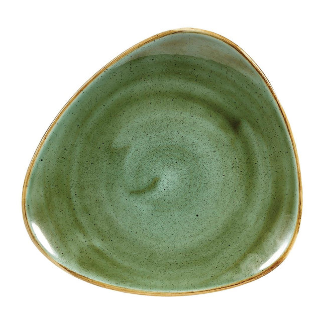 Stonecast Samphire Green Lotus 17.8cm Plate | Churchill | 12 Pieces