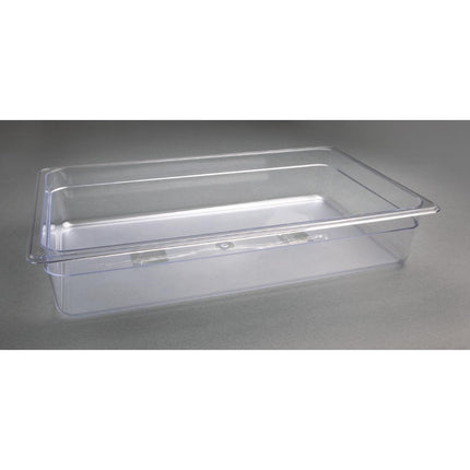 Polycarbonate 1/1 Gastronorm Container 100mm | Vogue | Transparent 6