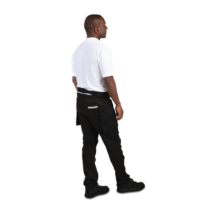 Short Black Bib Apron | Whites 3