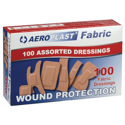 Assorted Fabric Adhesive Bandages (100 Pieces) 2