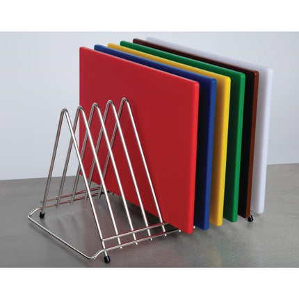 Heavy-Duty Cutting Board Holder with 10 Slots | Hygiplas 7