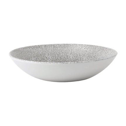 Small Coupe Bowl Jasper Grey Raku Collection | Churchill