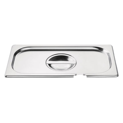 Stainless Steel Lid with Spoon Slot GN 1/3 | Vogue 3
