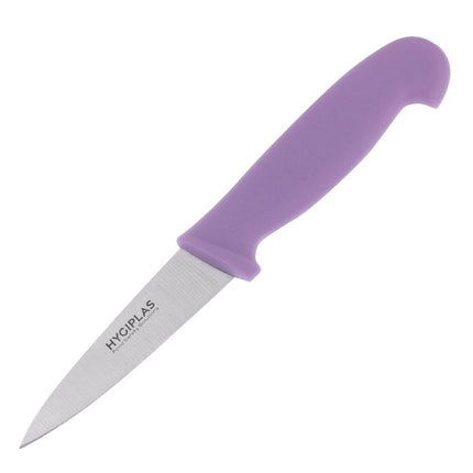 Paring Knife 9cm with Stainless Steel Blade | Hygiplas | Purple Handle