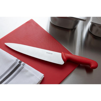 Chef's Knife 25.5cm Red | Hygiplas 6