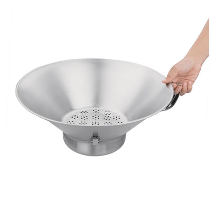 Vogue Stainless Steel Potato Chip Drainer 41cm 2
