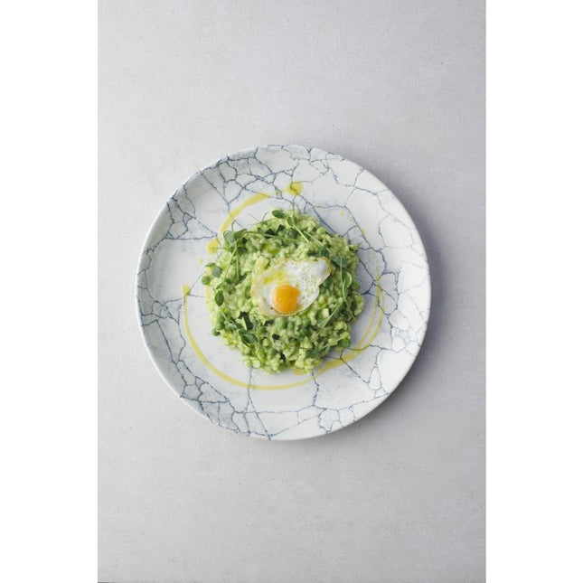 Evolve Coupe Plate 26cm Kintsugi Pearl Grey | Churchill Studio Prints | 12 pcs 2
