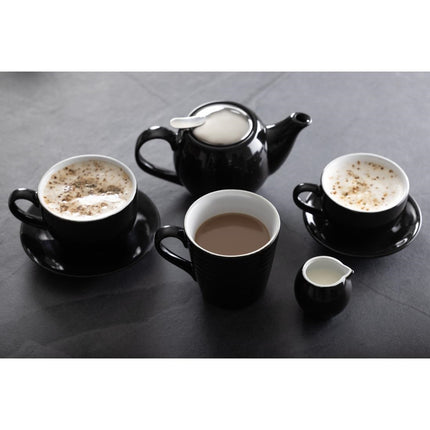 Olympia Cafe Aroma Black Mug 230ml - 6 Pieces 9