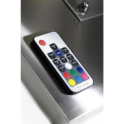 Colored LED Stainless Steel Information Display 4xA4 (Excl. Pole and Base) | Securit 6