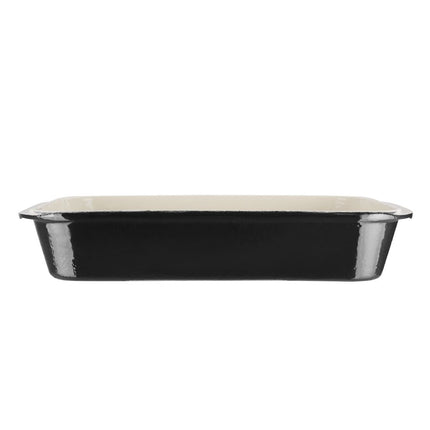 Large Black Cast Iron Roasting Pan | Vogue 4