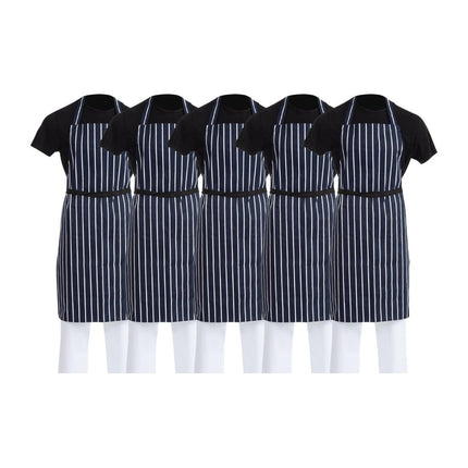 Durable Blue and White Striped Butcher Aprons | Whites