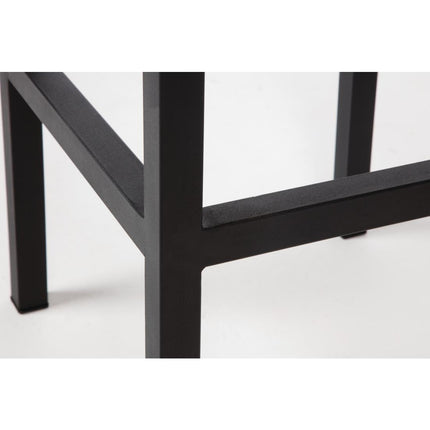 Industrial Steel and Acacia Wood Bar Stools | Bolero | 2 Pieces 6