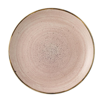 Stonecast Raw Terracotta Evolve Coupe Plate 22cm | Churchill