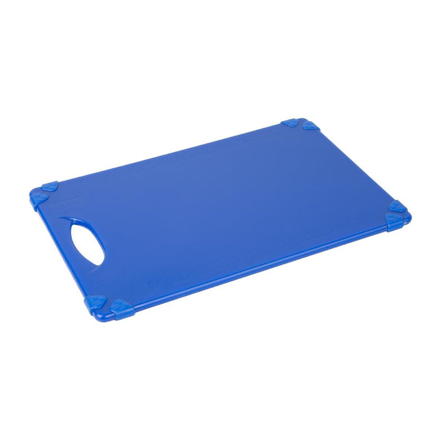 Blue Commercial Grip Cutting Board 458x306mm | Hygiplas