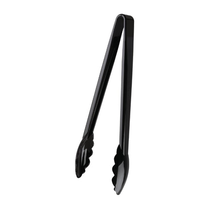 Black Serving Tongs 30cm | Vogue | Polycarbonate