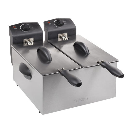 Tristar Double Basket Deep Fryer FR-6937 2 x 3L Stainless Steel