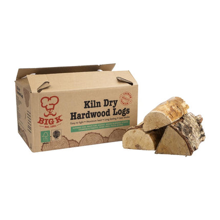 Kiln-Dried Hardwood Logs | Big K | 8kg 2