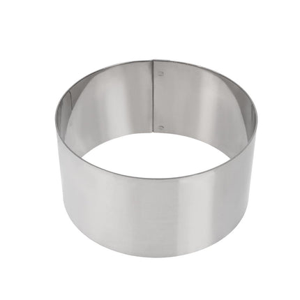 Round Stainless Steel Mousse Ring | Matfer Bourgeat | 12 cm