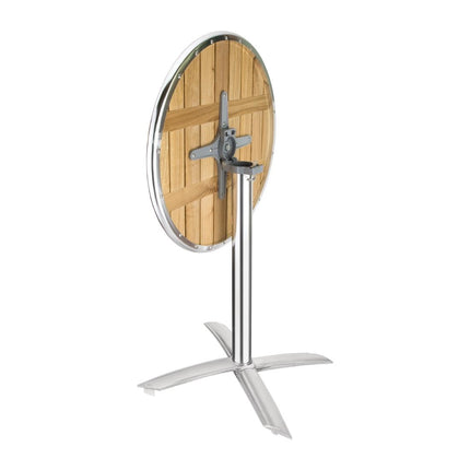 Round Tiltable Ash Wood Table 60cm | Bolero 3