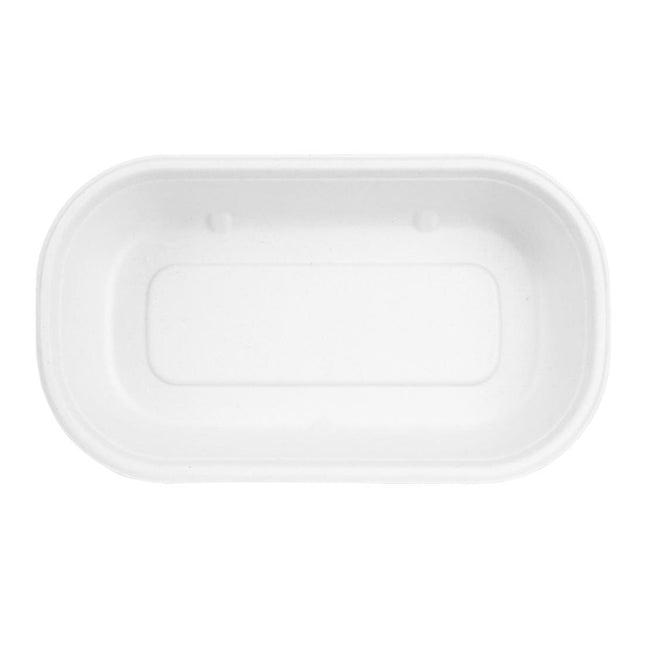 Compostable Bagasse Oval Container 850ml | Fiesta 2