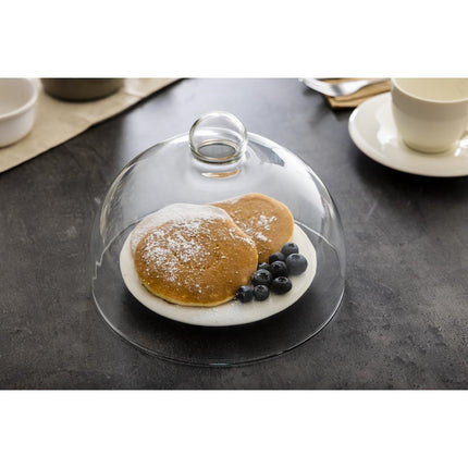 Glass Cloche for Pastry and Cheese Boards | 21cm Diameter 7